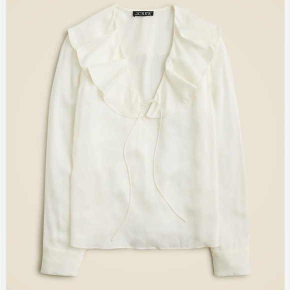 NWT! J.Crew Goldie top in satin. Size XS $98 - Picture 1 of 6